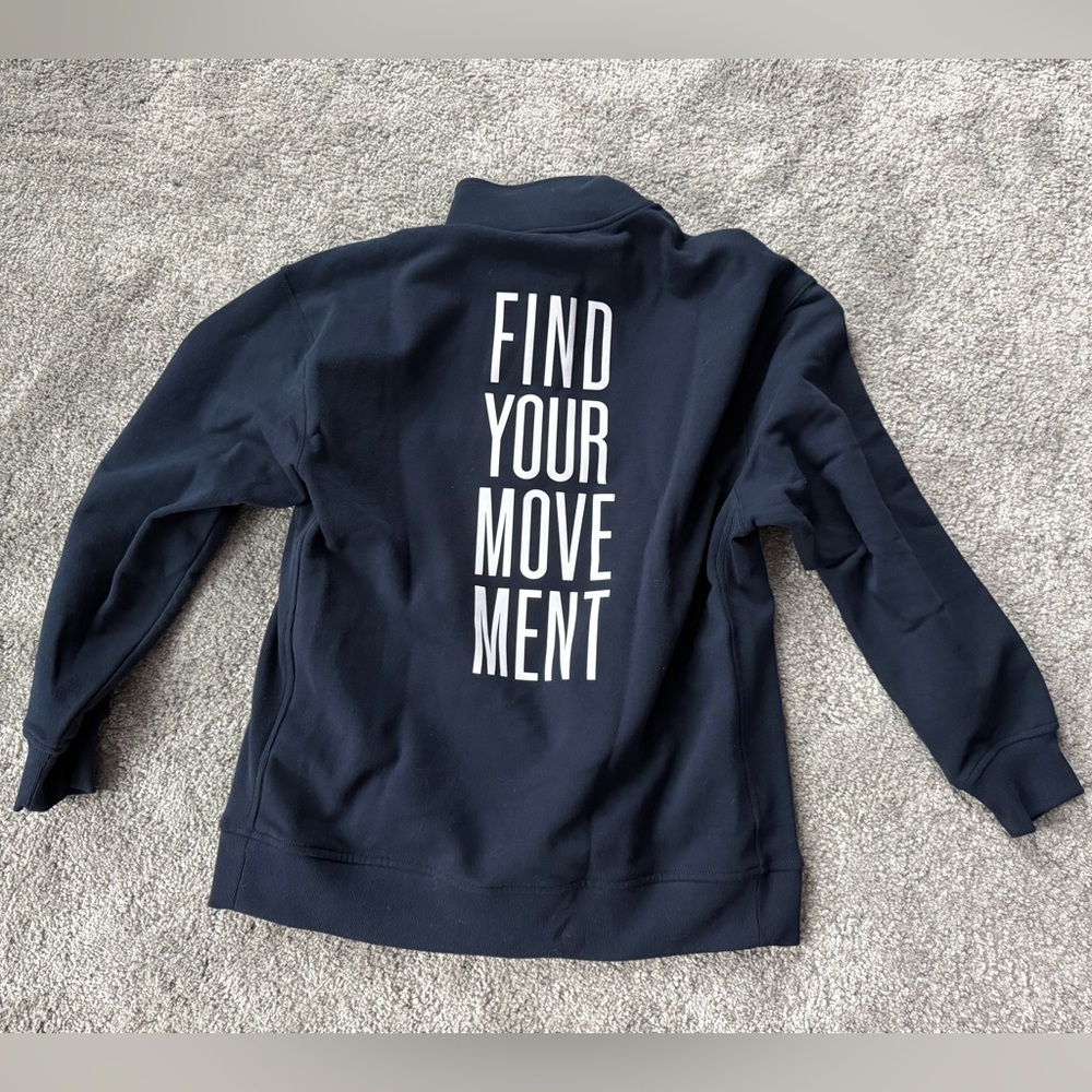 Athleta / Simone Biles Dark Blue Quarter-Zip Pullover